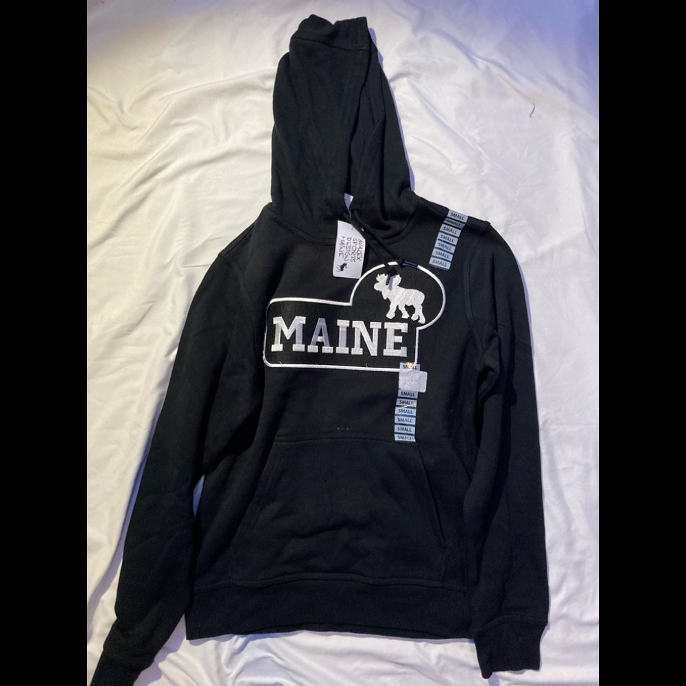 black maine hoodie